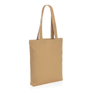 shopper stampate con logo in canapa riciclato colore marrone_marrone 121748010 VAR07