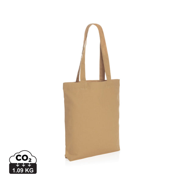 Carica l&#39;immagine nel visualizzatore di Gallery, shopper stampate con logo in canapa riciclato colore marrone_marrone 121748010 DET05
