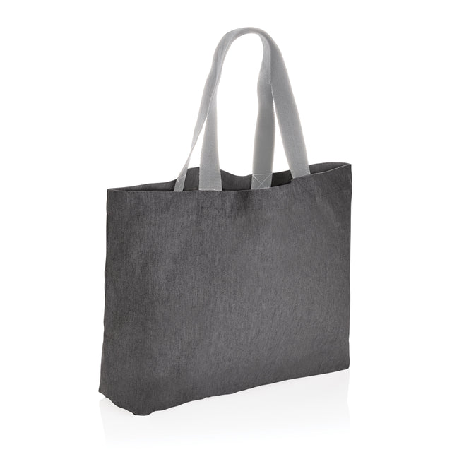 shopper personalizzate in canapa riciclato colore carbon-fossile_grigio 121748012 VAR03