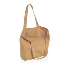 Carica l&#39;immagine nel visualizzatore di Gallery, borse shopper stampate con logo in canapa riciclato colore marrone_marrone 121748013 DET03
