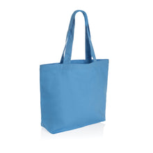 Carica l&#39;immagine nel visualizzatore di Gallery, borse stampate con logo in canapa riciclato colore tranquil-blue_azzurro 121748014 DET02
