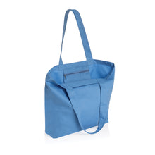 Carica l&#39;immagine nel visualizzatore di Gallery, borse stampate con logo in canapa riciclato colore tranquil-blue_azzurro 121748014 DET03

