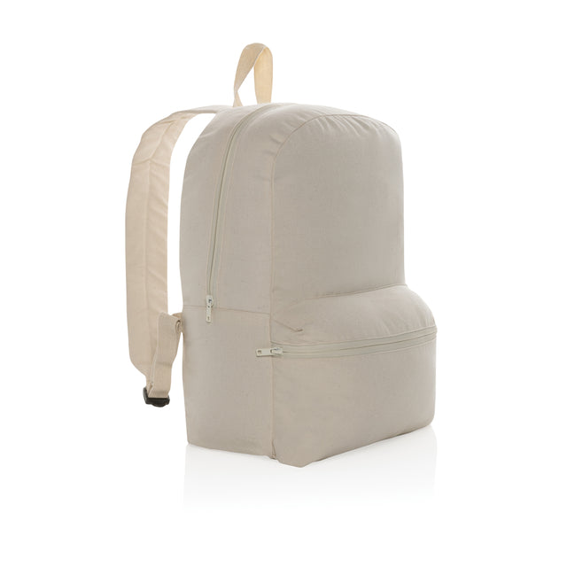 zaini sportivi da personalizzare in canapa riciclato colore off-white_bianco 121748015 VAR03