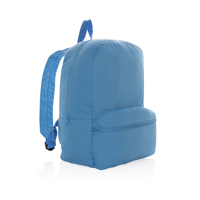 zaini sportivi pubblicitari in canapa riciclato colore tranquil-blue_azzurro 121748016 VAR01