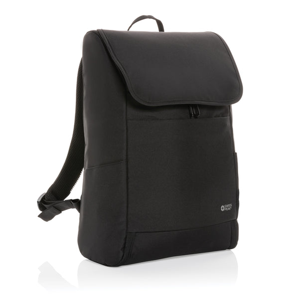 zaini porta PC e da lavoro personalizzati in rpet, rpet colore nero_nero 121748021 VAR01
