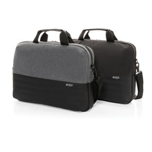 Carica l&#39;immagine nel visualizzatore di Gallery, borse porta PC e documenti personalizzate in rpet, pu colore nero_nero 121748029 DET07
