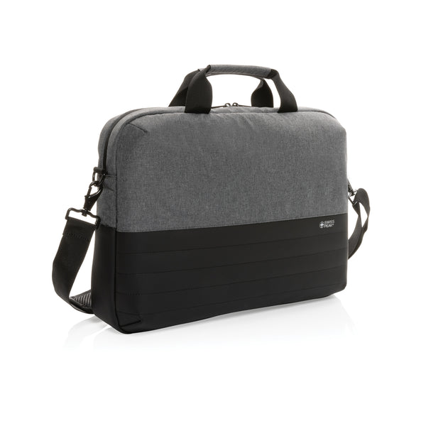 borse porta PC e documenti personalizzate in rpet, pu colore grigio_grigio 121748029 VAR02