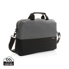 Carica l&#39;immagine nel visualizzatore di Gallery, borse porta PC e documenti personalizzate in rpet, pu colore grigio_grigio 121748029 DET01
