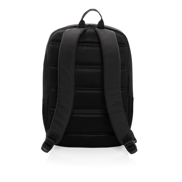 Carica l&#39;immagine nel visualizzatore di Gallery, zaini porta PC personalizzati in rpet, pu colore nero_nero 121748030 DET09
