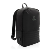 Carica l&#39;immagine nel visualizzatore di Gallery, zaini porta PC personalizzati in rpet, pu colore nero_nero 121748030 DET09
