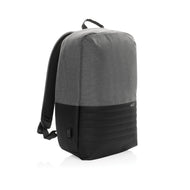 zaini porta PC e da lavoro da personalizzare in rpet, pu colore grigio_grigio 121748030 VAR02