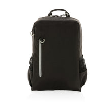 Carica l&#39;immagine nel visualizzatore di Gallery, zaini porta PC e da lavoro personalizzati in rpet, rpet colore nero_nero 121748032 DET03
