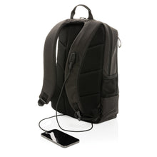 Carica l&#39;immagine nel visualizzatore di Gallery, zaini porta PC e da lavoro personalizzati in rpet, rpet colore nero_nero 121748032 DET06

