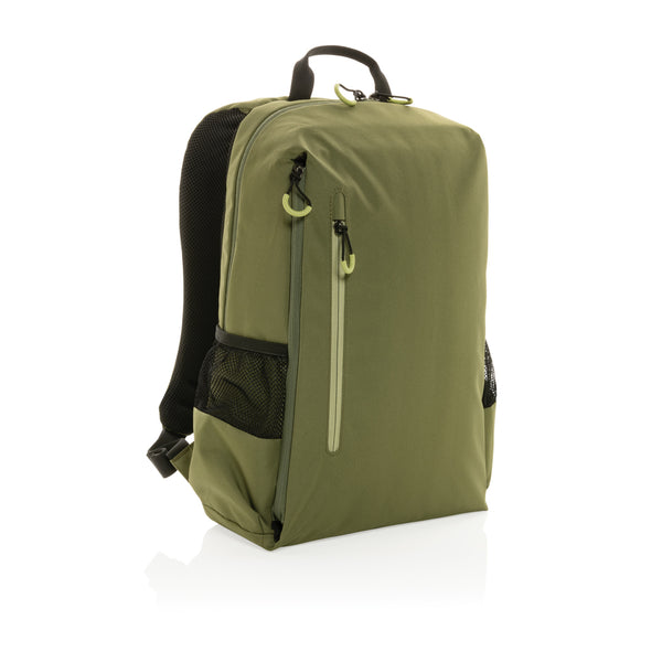 Carica l&#39;immagine nel visualizzatore di Gallery, zaini porta PC promozionali in rpet, rpet colore verde_verde 121748032 DET09
