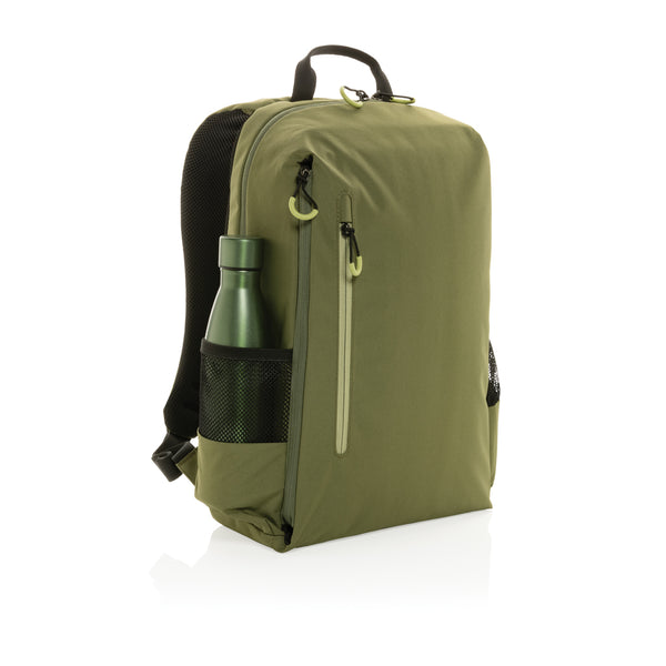 Carica l&#39;immagine nel visualizzatore di Gallery, zaini porta PC promozionali in rpet, rpet colore verde_verde 121748032 DET09
