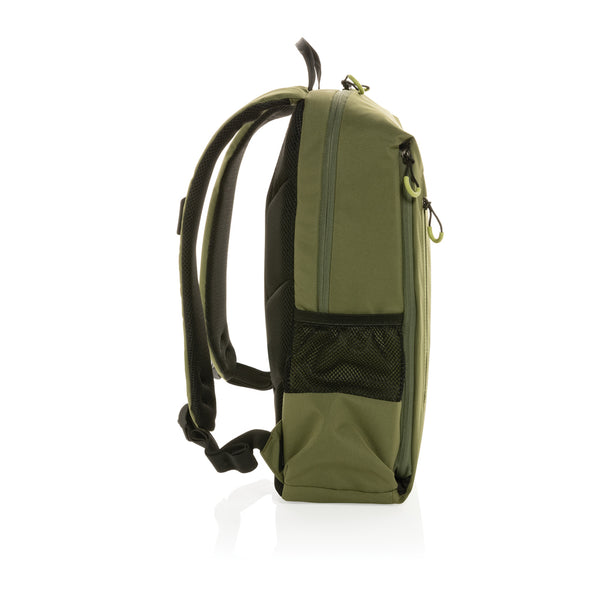 Carica l&#39;immagine nel visualizzatore di Gallery, zaini porta PC promozionali in rpet, rpet colore verde_verde 121748032 DET09
