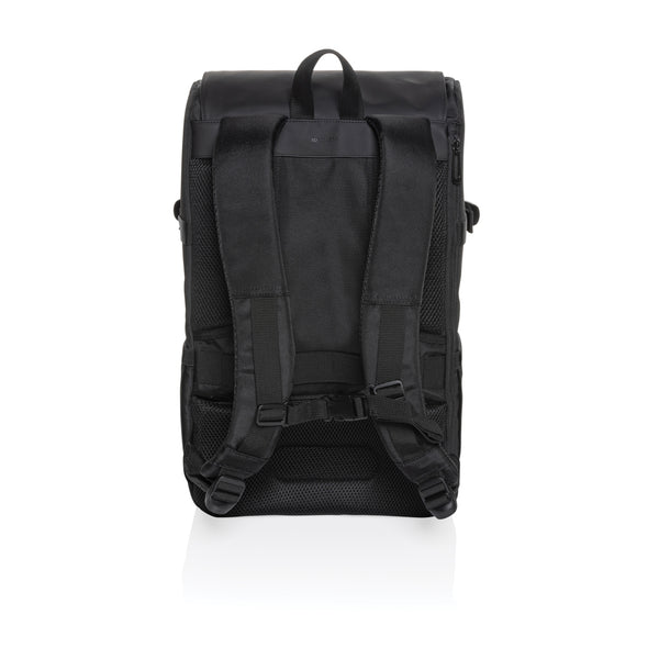 Carica l&#39;immagine nel visualizzatore di Gallery, zaini porta PC personalizzati in rpet, pu riciclato colore nero_nero 121748039 DET09

