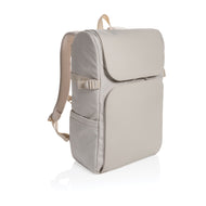 zaini porta PC e da lavoro personalizzati in rpet, pu riciclato colore beige_naturale 121748039 VAR01