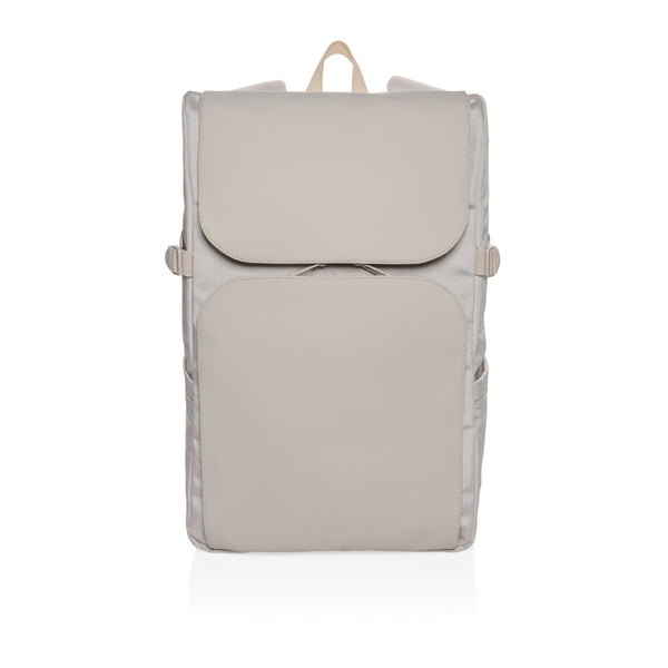 Carica l&#39;immagine nel visualizzatore di Gallery, zaini porta PC e da lavoro personalizzati in rpet, pu riciclato colore beige_naturale 121748039 DET09

