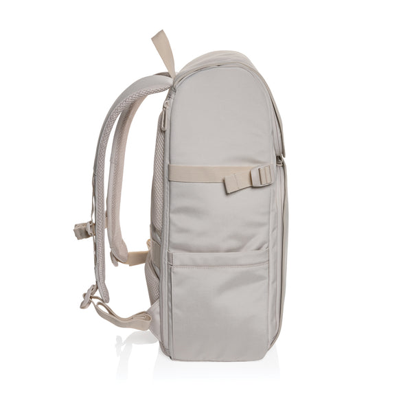 Carica l&#39;immagine nel visualizzatore di Gallery, zaini porta PC e da lavoro personalizzati in rpet, pu riciclato colore beige_naturale 121748039 DET09

