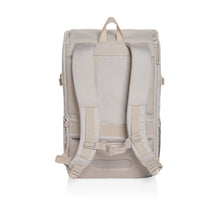 Carica l&#39;immagine nel visualizzatore di Gallery, zaini porta PC e da lavoro personalizzati in rpet, pu riciclato colore beige_naturale 121748039 DET05
