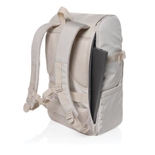 Carica l&#39;immagine nel visualizzatore di Gallery, zaini porta PC e da lavoro personalizzati in rpet, pu riciclato colore beige_naturale 121748039 DET06
