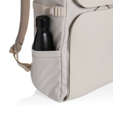Carica l&#39;immagine nel visualizzatore di Gallery, zaini porta PC e da lavoro personalizzati in rpet, pu riciclato colore beige_naturale 121748039 DET09
