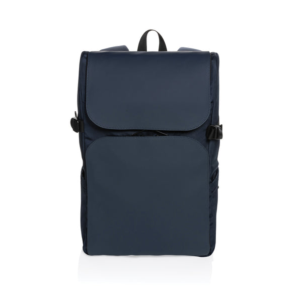 Carica l&#39;immagine nel visualizzatore di Gallery, zaini porta PC personalizzati in rpet, pu riciclato colore blu-navy_blu 121748039 DET09
