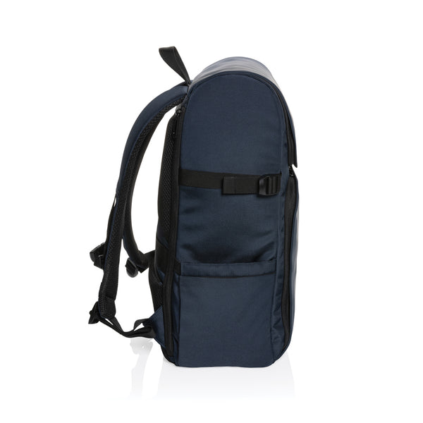 Carica l&#39;immagine nel visualizzatore di Gallery, zaini porta PC personalizzati in rpet, pu riciclato colore blu-navy_blu 121748039 DET09

