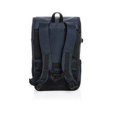 Carica l&#39;immagine nel visualizzatore di Gallery, zaini porta PC personalizzati in rpet, pu riciclato colore blu-navy_blu 121748039 DET05

