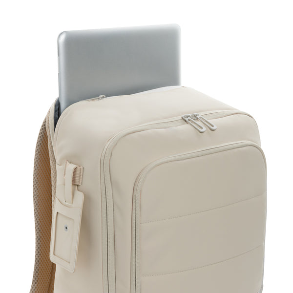 Carica l&#39;immagine nel visualizzatore di Gallery, zaini porta PC personalizzati in rpet, rpet colore beige_naturale 121748045 DET09
