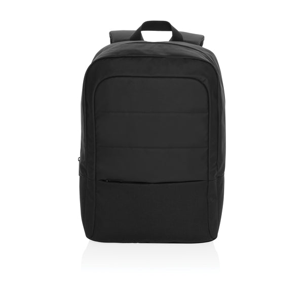 Carica l&#39;immagine nel visualizzatore di Gallery, zaini porta PC e da lavoro personalizzati in rpet, rpet colore nero_nero 121748047 DET08
