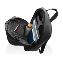 Carica l&#39;immagine nel visualizzatore di Gallery, zaini porta PC e da lavoro personalizzati in rpet, rpet colore nero_nero 121748047 DET06
