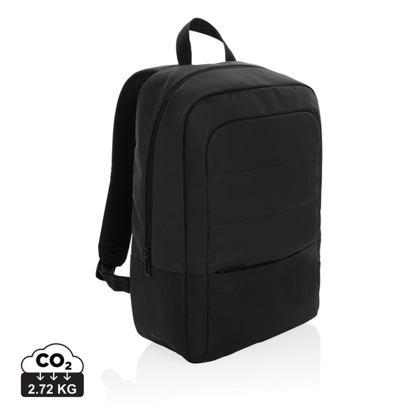 Carica l&#39;immagine nel visualizzatore di Gallery, zaini porta PC e da lavoro personalizzati in rpet, rpet colore nero_nero 121748047 DET08
