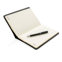 Carica l&#39;immagine nel visualizzatore di Gallery, taccuini e block notes personalizzati in pu, carta colore nero_nero 121749049 DET06
