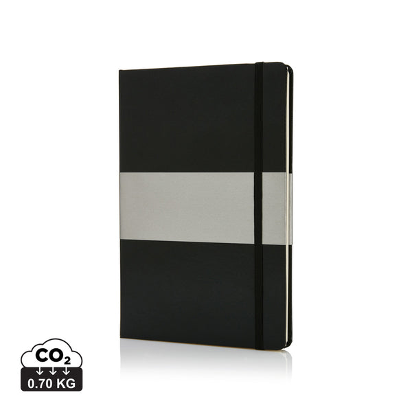 Carica l&#39;immagine nel visualizzatore di Gallery, taccuini e block notes personalizzati in carta, poliestere colore nero_nero 121749070 DET09
