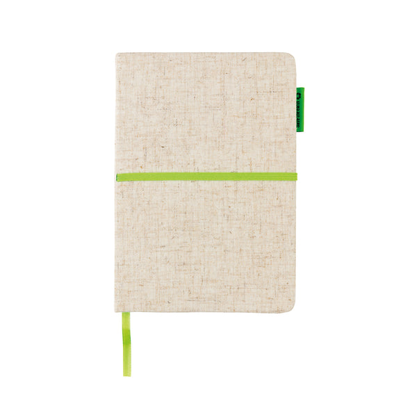 Carica l&#39;immagine nel visualizzatore di Gallery, taccuini e block notes promozionali in cotone, bambù colore verde_verde 121749111 DET09
