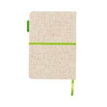 Carica l&#39;immagine nel visualizzatore di Gallery, taccuini e block notes promozionali in cotone, bambù colore verde_verde 121749111 DET07
