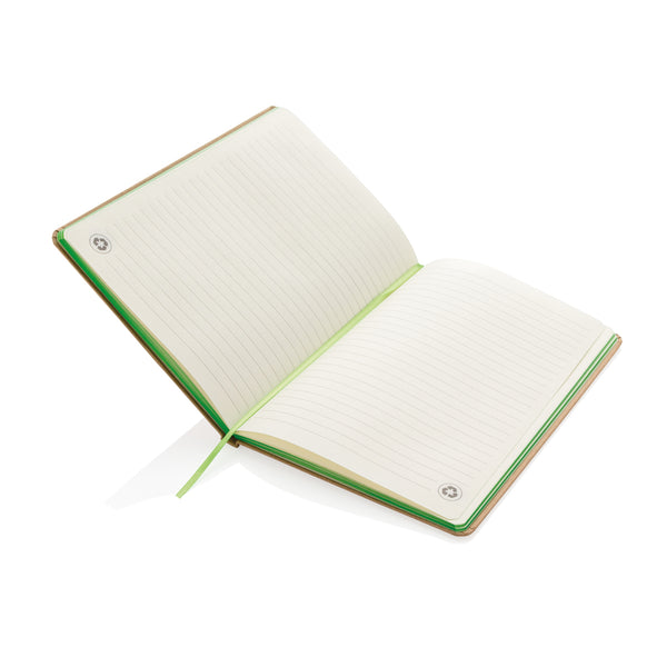 Carica l&#39;immagine nel visualizzatore di Gallery, taccuini e block notes promozionali in carta, carta colore verde_verde 121749112 DET09
