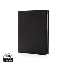Carica l&#39;immagine nel visualizzatore di Gallery, taccuini e block notes personalizzati in pu, carta colore nero_nero 121749131 DET01
