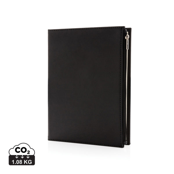 Carica l&#39;immagine nel visualizzatore di Gallery, taccuini e block notes personalizzati in pu, carta colore nero_nero 121749131 DET08
