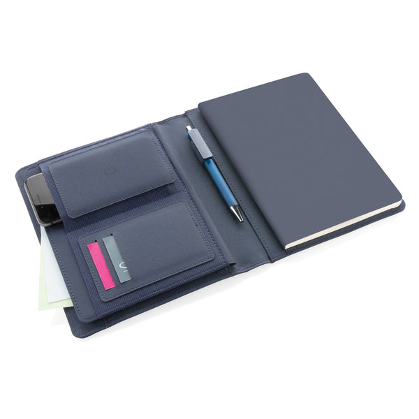 Carica l&#39;immagine nel visualizzatore di Gallery, portablocchi e cartelline personalizzati in rpet, carta colore blu-navy_blu 121749134 DET09
