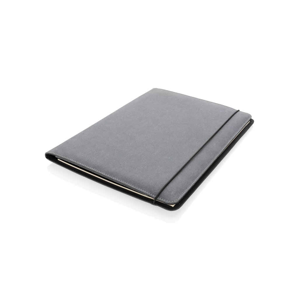 portablocchi e cartelline da personalizzare in cuoio rigenerato colore grigio_grigio 121749136 VAR01