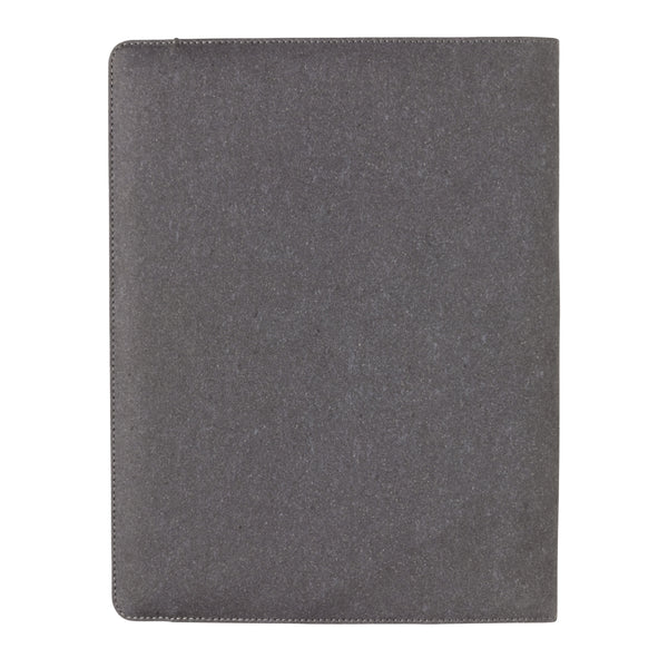 Carica l&#39;immagine nel visualizzatore di Gallery, portablocchi e cartelline da personalizzare in cuoio rigenerato colore grigio_grigio 121749136 DET09

