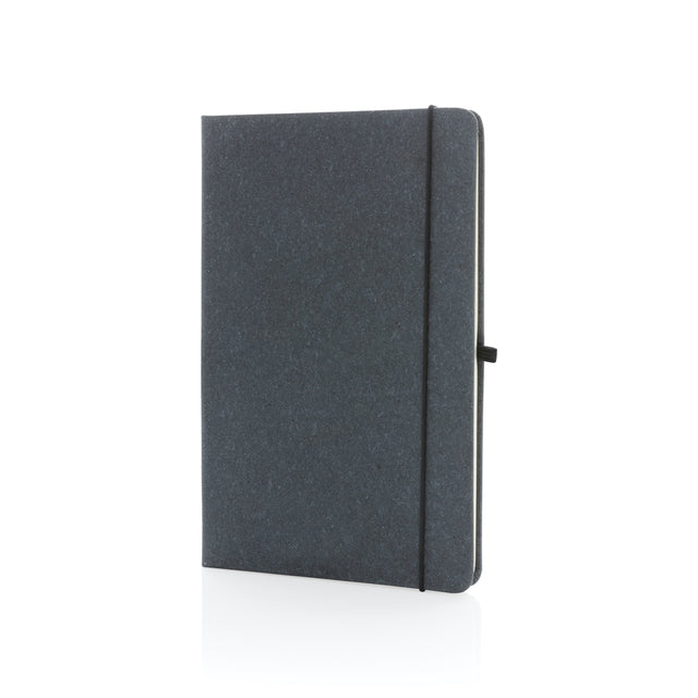 quaderni e block notes da personalizzare in cuoio rigenerato, carta colore grigio_grigio 121749137 VAR01