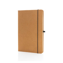 Carica l&#39;immagine nel visualizzatore di Gallery, taccuini e block notes pubblicitari in cuoio rigenerato, carta colore marrone_marrone 121749137 VAR02
