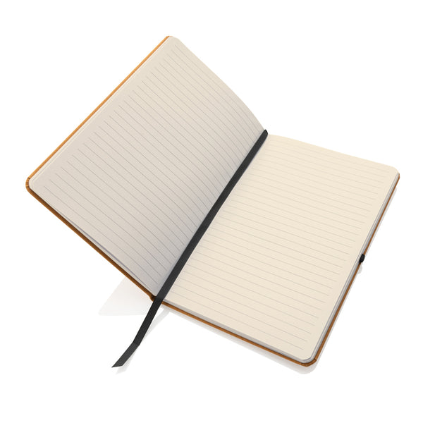 Carica l&#39;immagine nel visualizzatore di Gallery, taccuini e block notes pubblicitari in cuoio rigenerato, carta colore marrone_marrone 121749137 DET09
