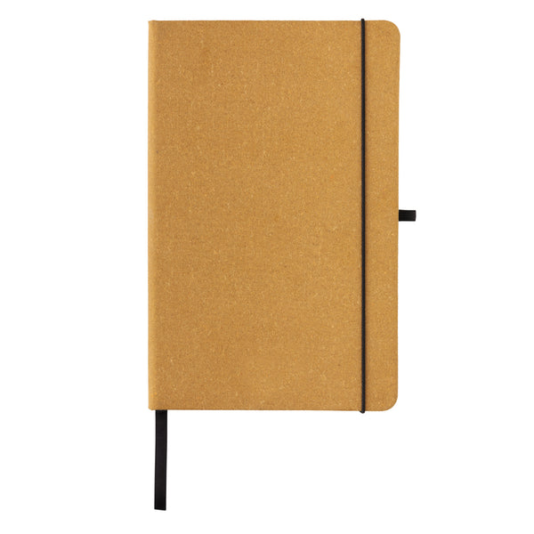 Carica l&#39;immagine nel visualizzatore di Gallery, taccuini e block notes pubblicitari in cuoio rigenerato, carta colore marrone_marrone 121749137 DET09
