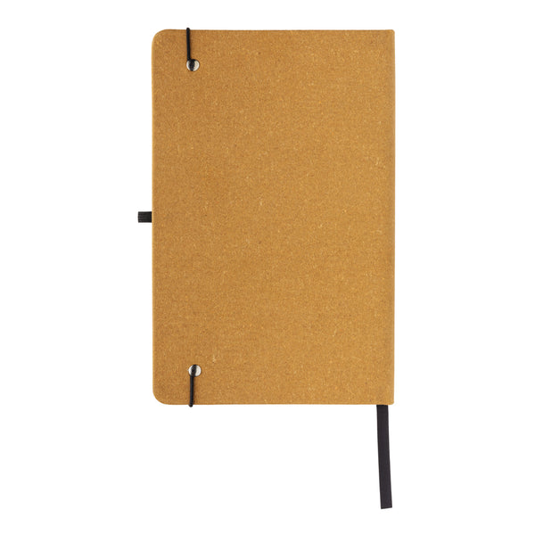 Carica l&#39;immagine nel visualizzatore di Gallery, taccuini e block notes pubblicitari in cuoio rigenerato, carta colore marrone_marrone 121749137 DET09

