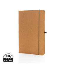 Carica l&#39;immagine nel visualizzatore di Gallery, taccuini e block notes pubblicitari in cuoio rigenerato, carta colore marrone_marrone 121749137 DET01
